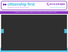 Tablet Screenshot of citizenshipfirst.org